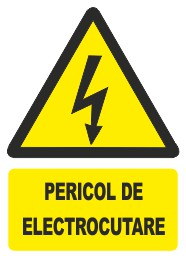 indicator pericol de electrocutare